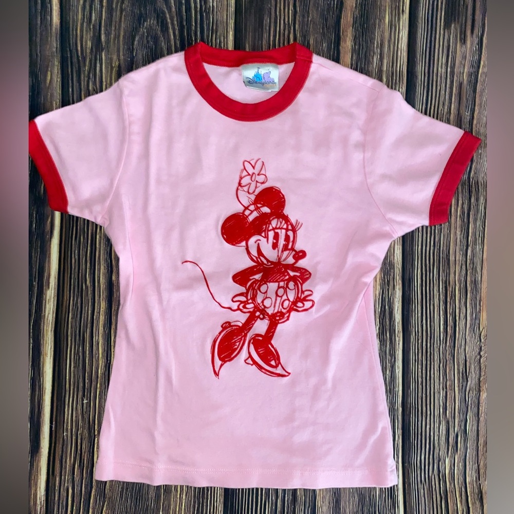 Vintage Minnie Ringer Tee Sz S